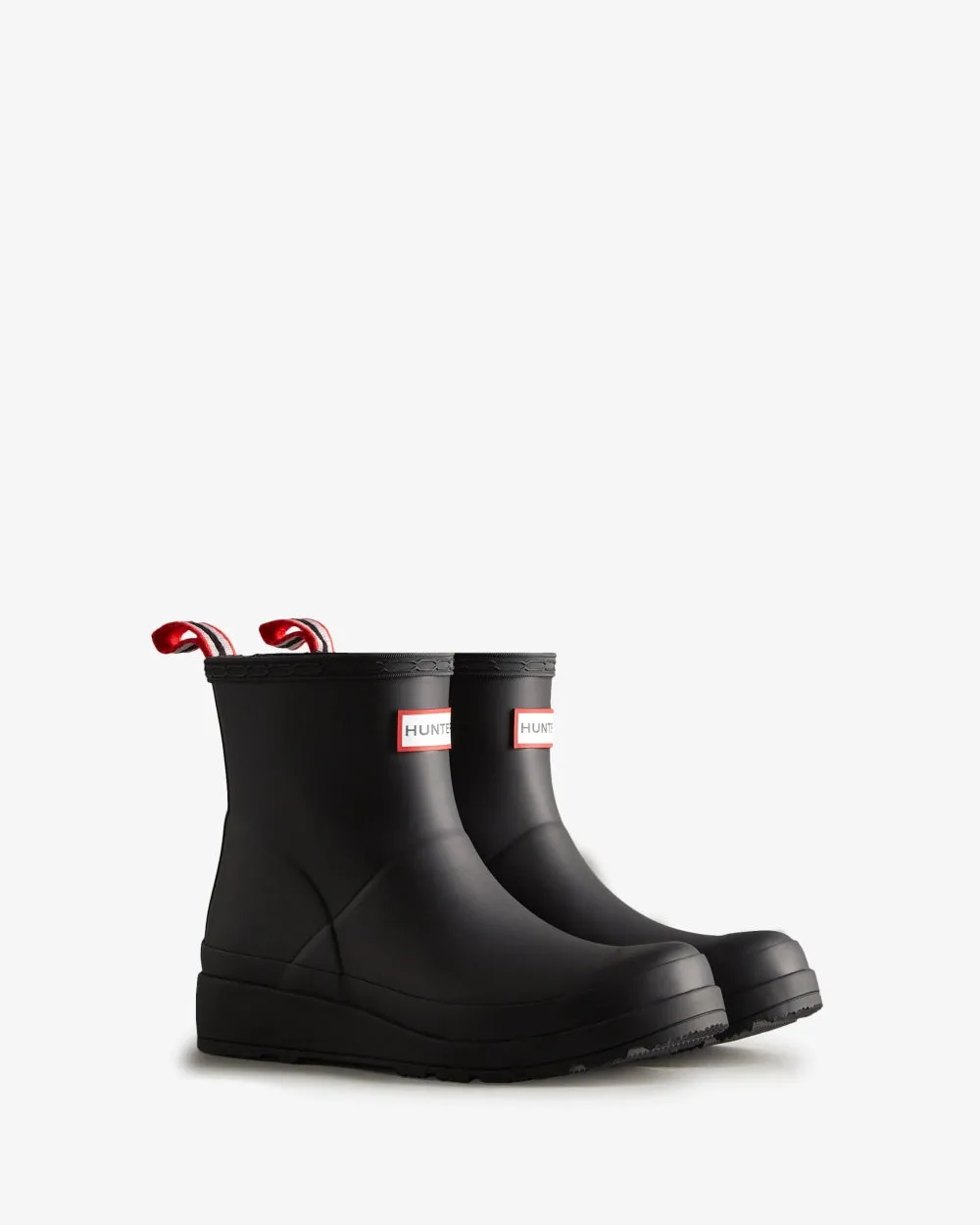 Women's Play Short Rain Boots BLACK