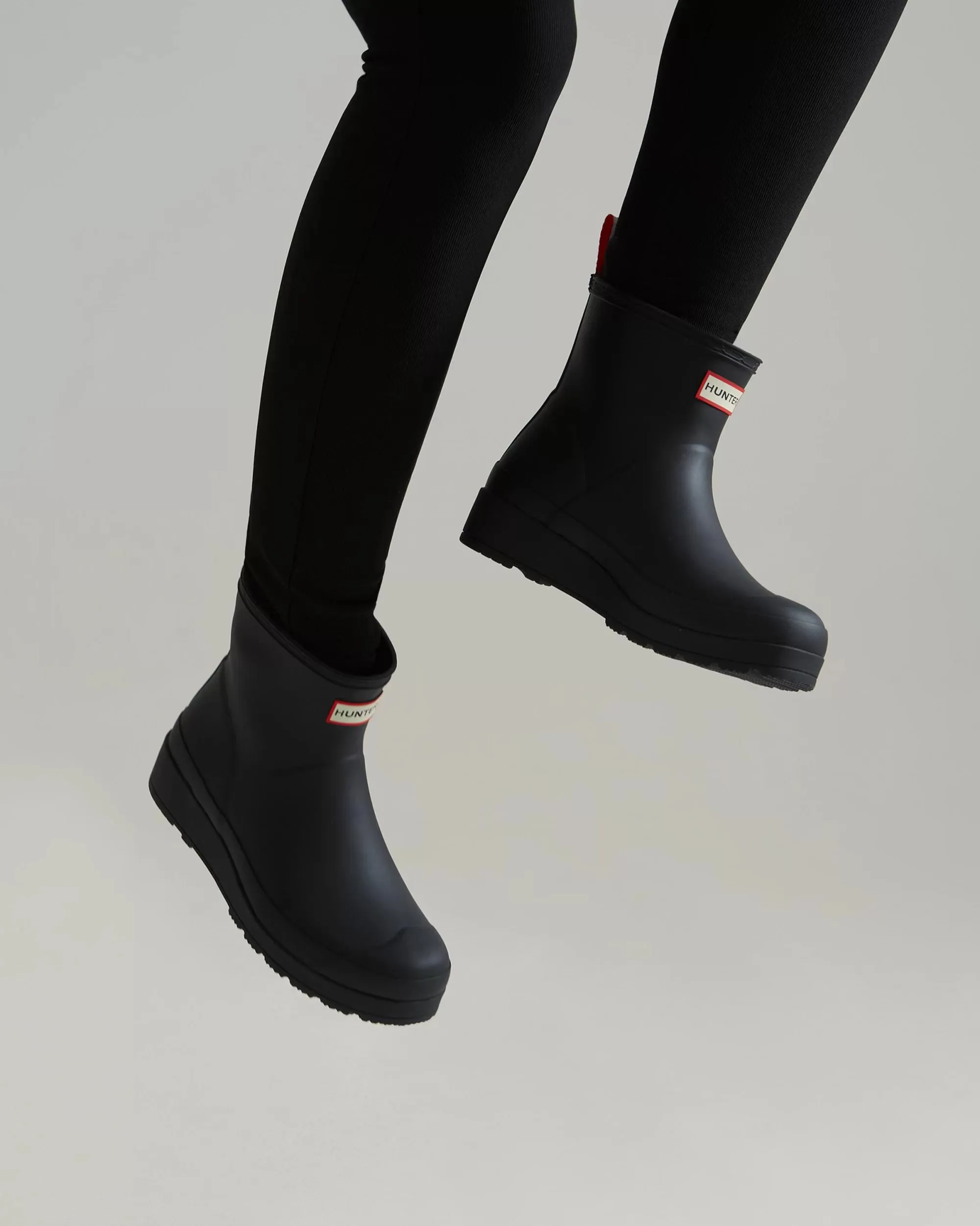 Women's Play Short Rain Boots BLACK