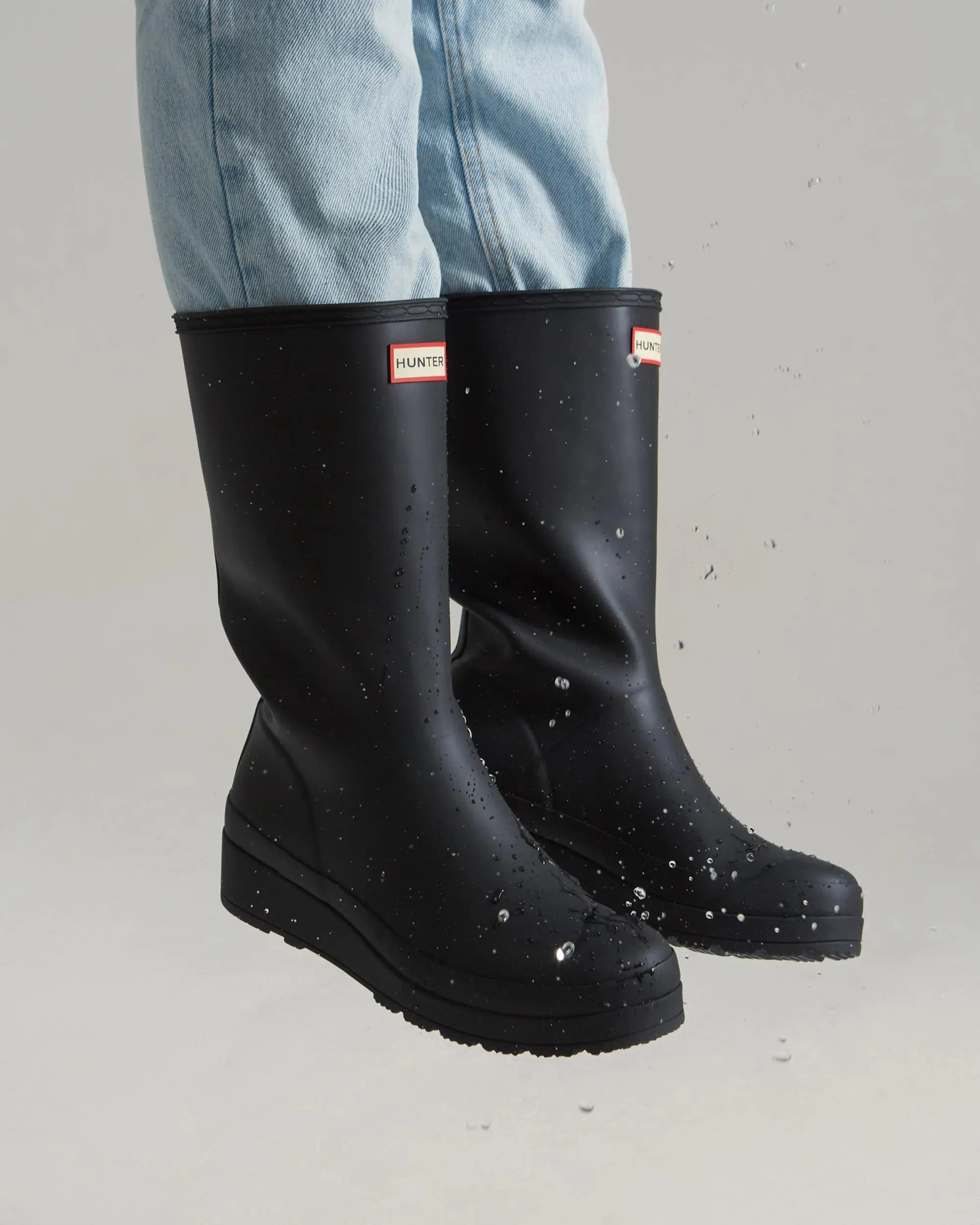 Women's Play Tall Rain Boots BLACK