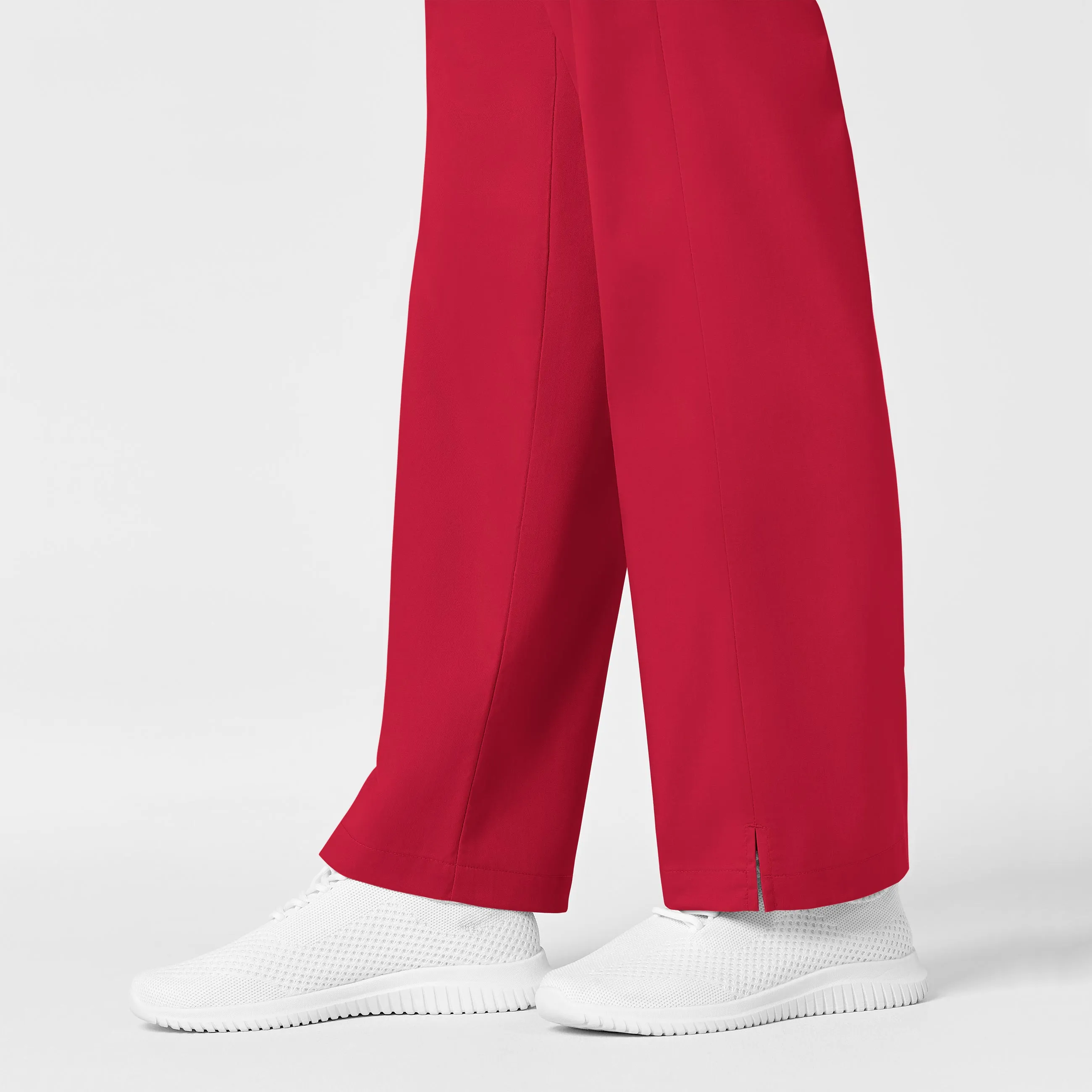 WonderWORK Maternity Cargo Scrub Pant - Red