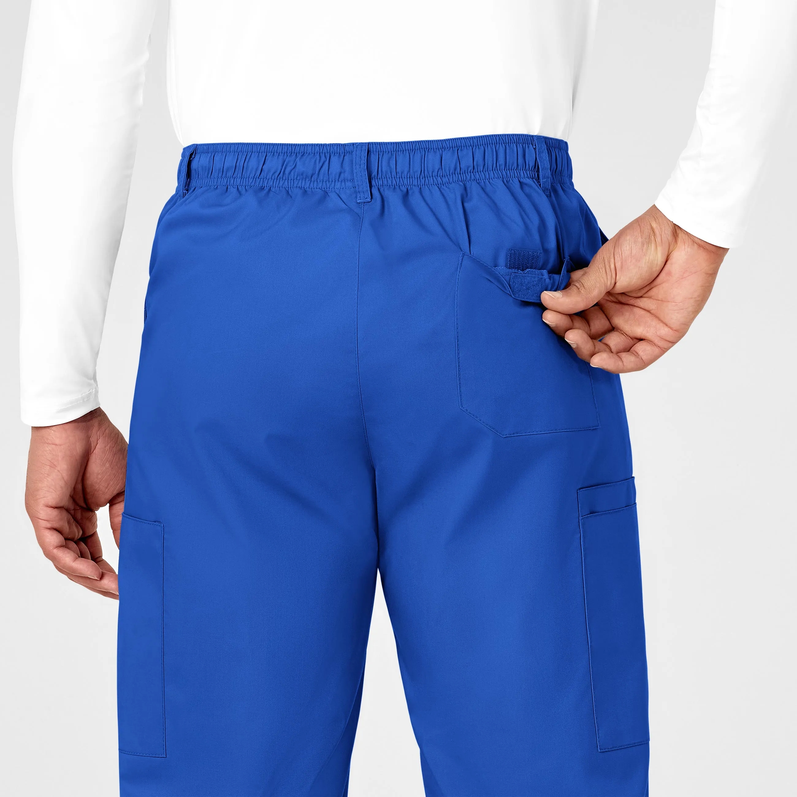 WonderWORK Men's Cargo Scrub Pant - Royal