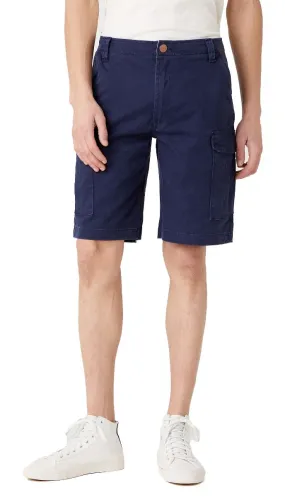 Wrangler Casey Cargo Cotton Shorts Lakeport Blue