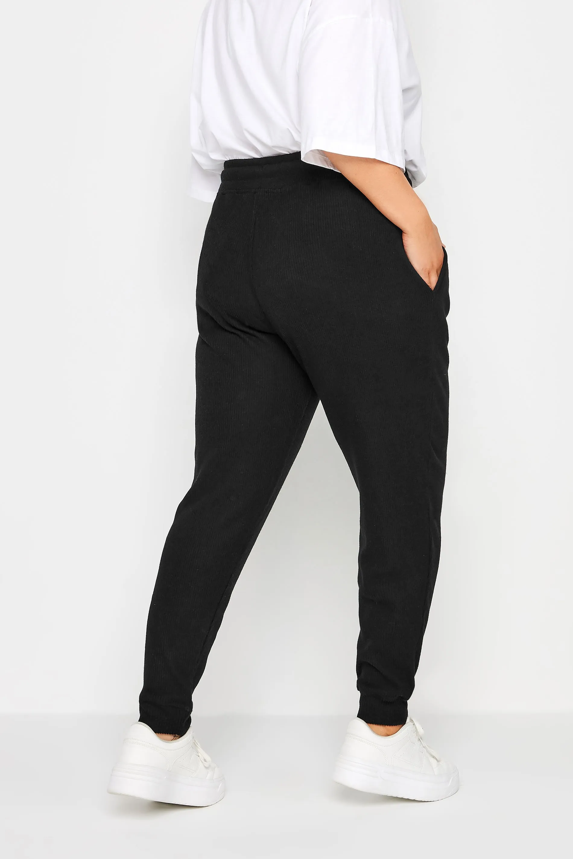 YOURS Curve Black Stretch Joggers