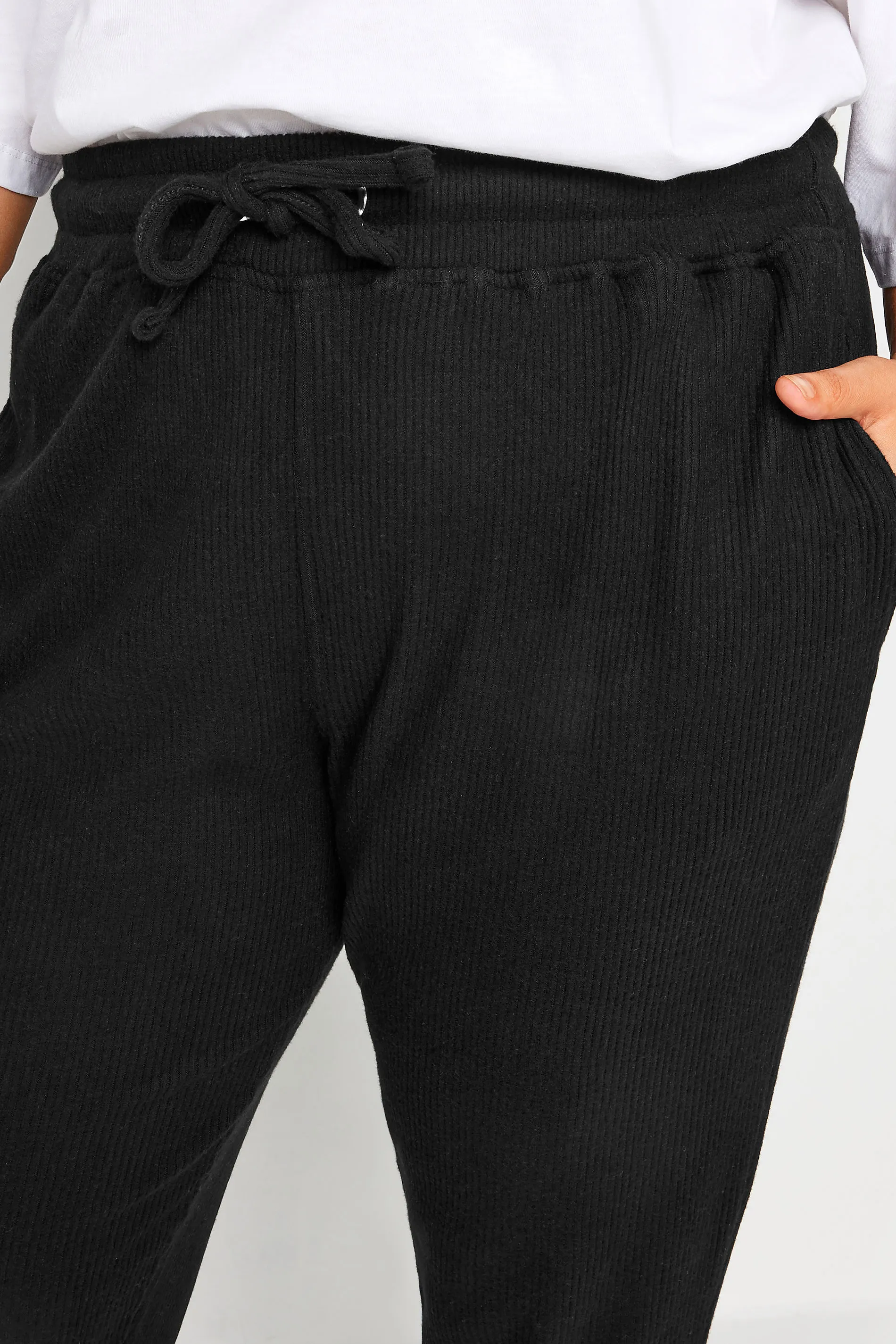 YOURS Curve Black Stretch Joggers