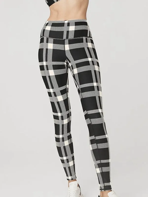 ZASUWA Female Unique Chessboard Leggings